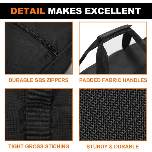 Gear Protector: Bolsa de lona multifuncional de 47 polegadas, ideal para equipamentos de camping e fácil de transportar, resistente e durável, 2