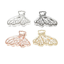 Spinki do włosów Hollow Butterfly Designs, antypoślizgowe metalowe spinki do włosów, mocne trzymanie, 4 sztuki, spinki do włosów Butterfly,