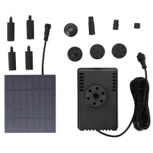 Wireless Garden Fountain With Solar Panel, Eco-Friendly Garden Decoration For Bird Baths And Small Ponds