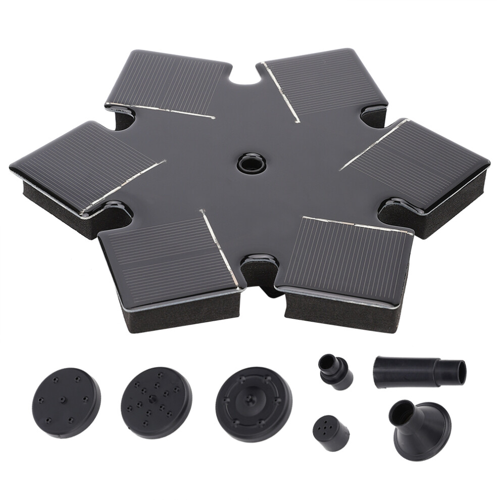 Solar Fountain Pump For Bird Bath, Eco-Friendly Solar Water Pump With Adjustable Nozzle Water Effects And Automatic Operation, Ideal For Outdoor 9433291234365