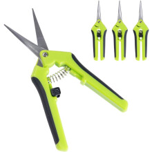 Hydroponische Gartenschere, Klingen aus Edelstahl für Schärfe und Langlebigkeit, ergonomische Griffe mit rutschfestem Halt, verstellbar für beides