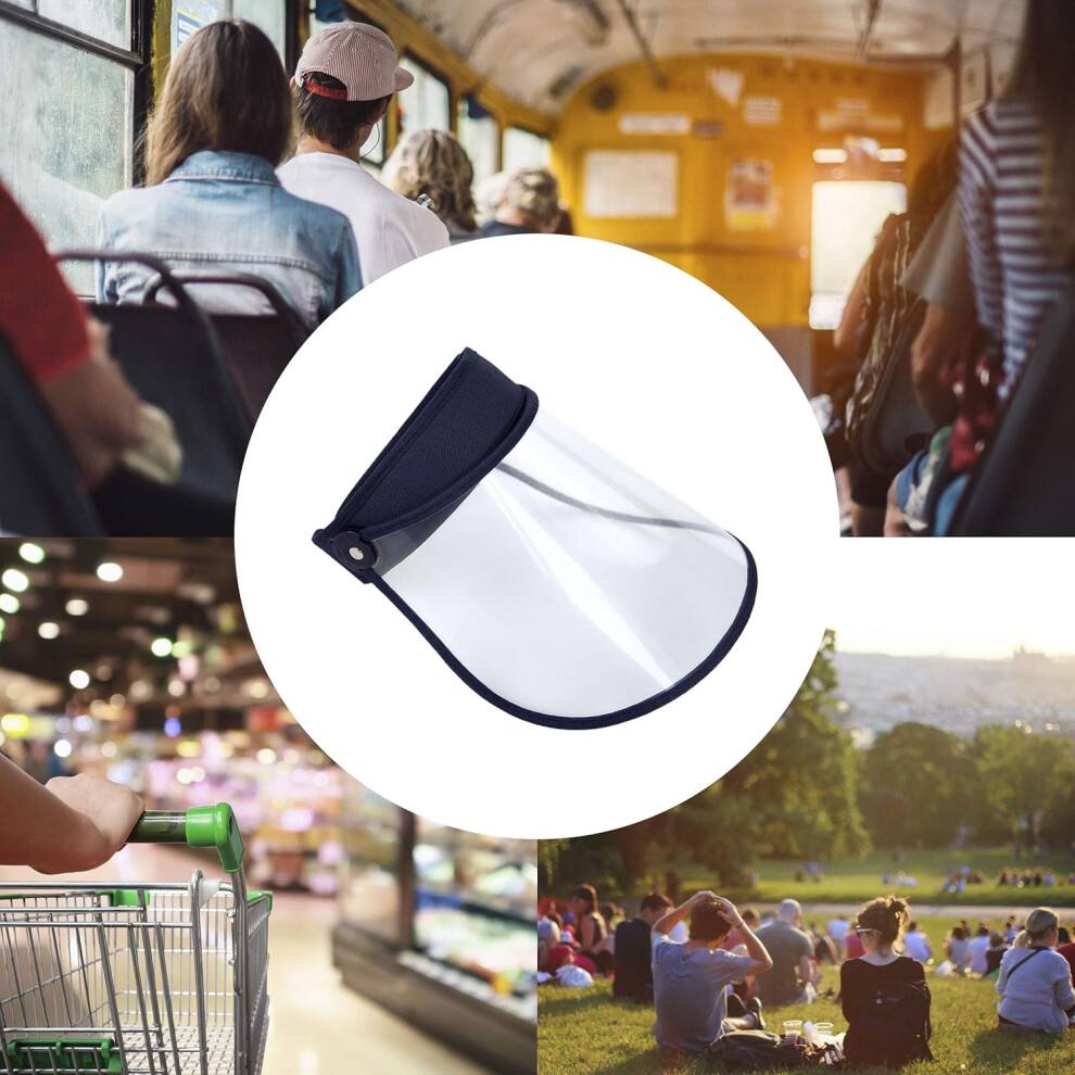 Tennis Visors With Full Protection, Breathable Tennis Visors Featuring Uv Protections And Adjustable Transparent Lens, Sunscreens Hat Anti-Fog Face 9048212441731