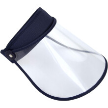 Visiera parasole regolabile con protezione, visiera regolabile resistente al calore con lente trasparente e protezione antigoccia, visiera