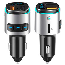 Revolucione o sistema de entretenimento do seu carro com o nosso transmissor Bluetooth 5.3 FM. Desfrute de chamadas seguras com as mãos livres e de
