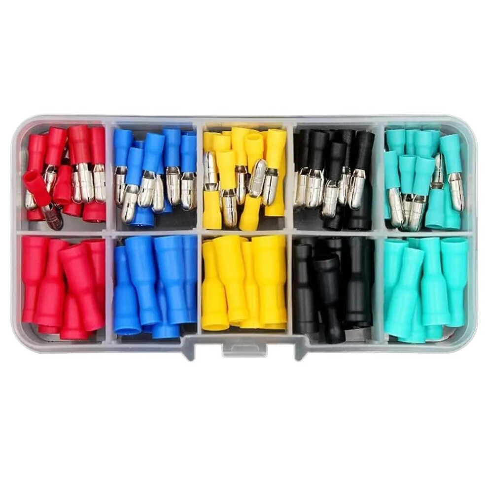 50Pcs 10A 0.51.5Mm Head Male Female Wire Butt Connector Cold Pressing Wiring Terminal Mpd1 Frd1.25156 9426802357844