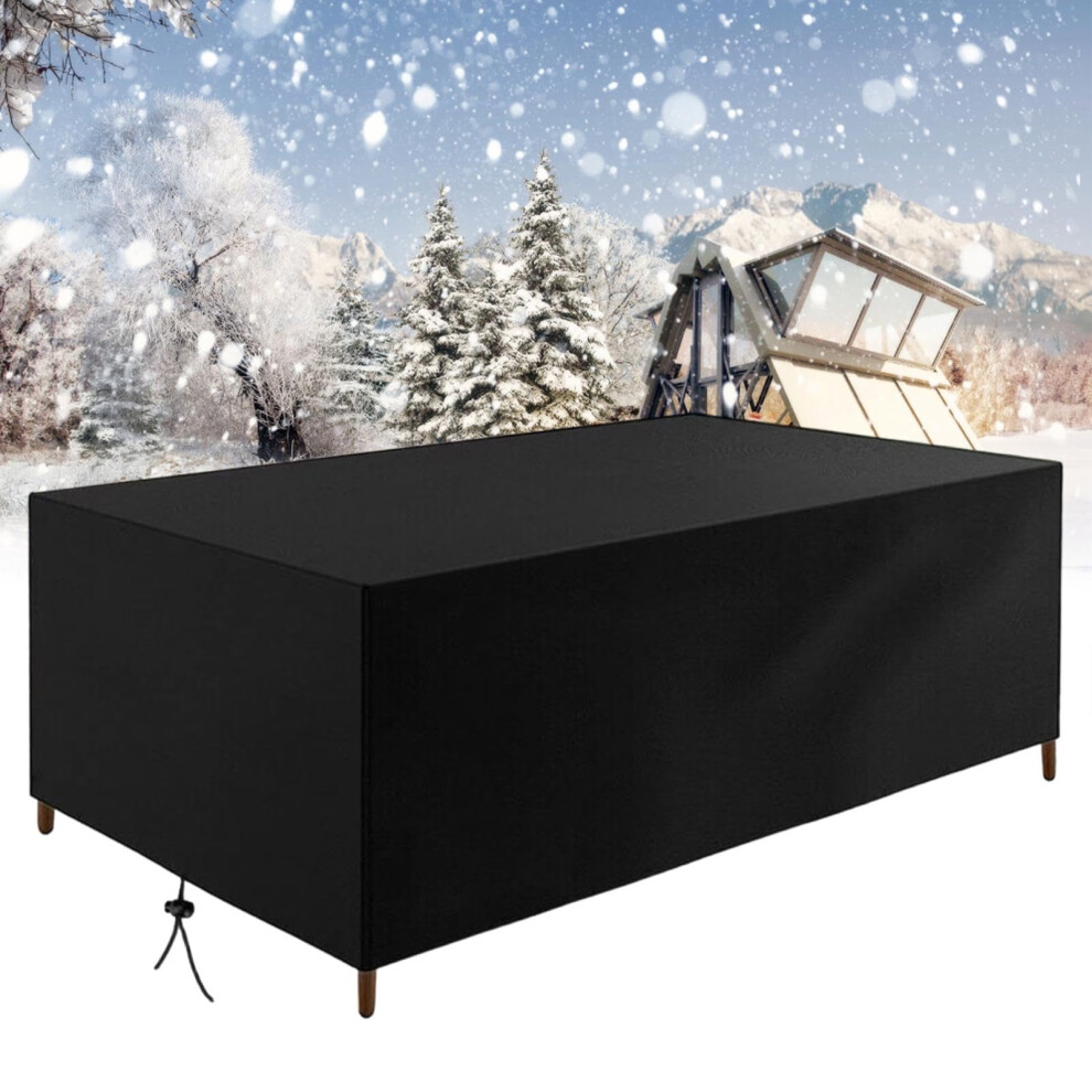 Outdoor Furniture Cover Waterproof Windproof UV Resistant 420D Oxford for Patio Table Chair Set 100x60x95cm-image-OPC-PPMDQMM-NEW