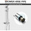 1.5m Flexible Shower Hose Stainless Steel Chrome 4