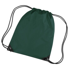 (One Size, Bottle Green) Bagbase Premium Gymsac Water Resistant Bag (11 Litres)