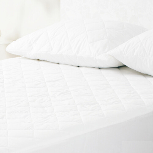(65 x 65cm, White) Belledorm Cotton Pillow Protector