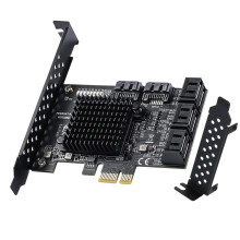 PCIE to 8Port SATA3.0 Controller Expansion Board 8-Port SATA3.0