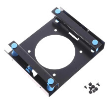 Schwarze 3,5-Zoll- bis 5,25-Zoll-Montagehalterung für interne