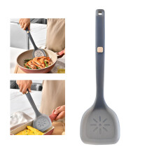 Silicone Schaufelpfannenwender 93x365mm Rauchgrau Küchenhelfer