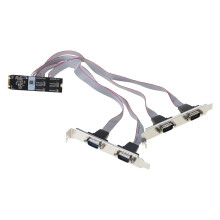 M.2 M-Key to 4 Port RS232 Serial Card M.2 M-Key to 4 Ports