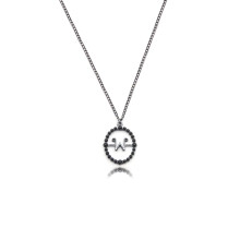 Wednesday Necklace Addams Cosplay Accessories Unisex W Pendant Jewellery Necklace Wednesday Costume Accessory, Zinc, No Gemstone