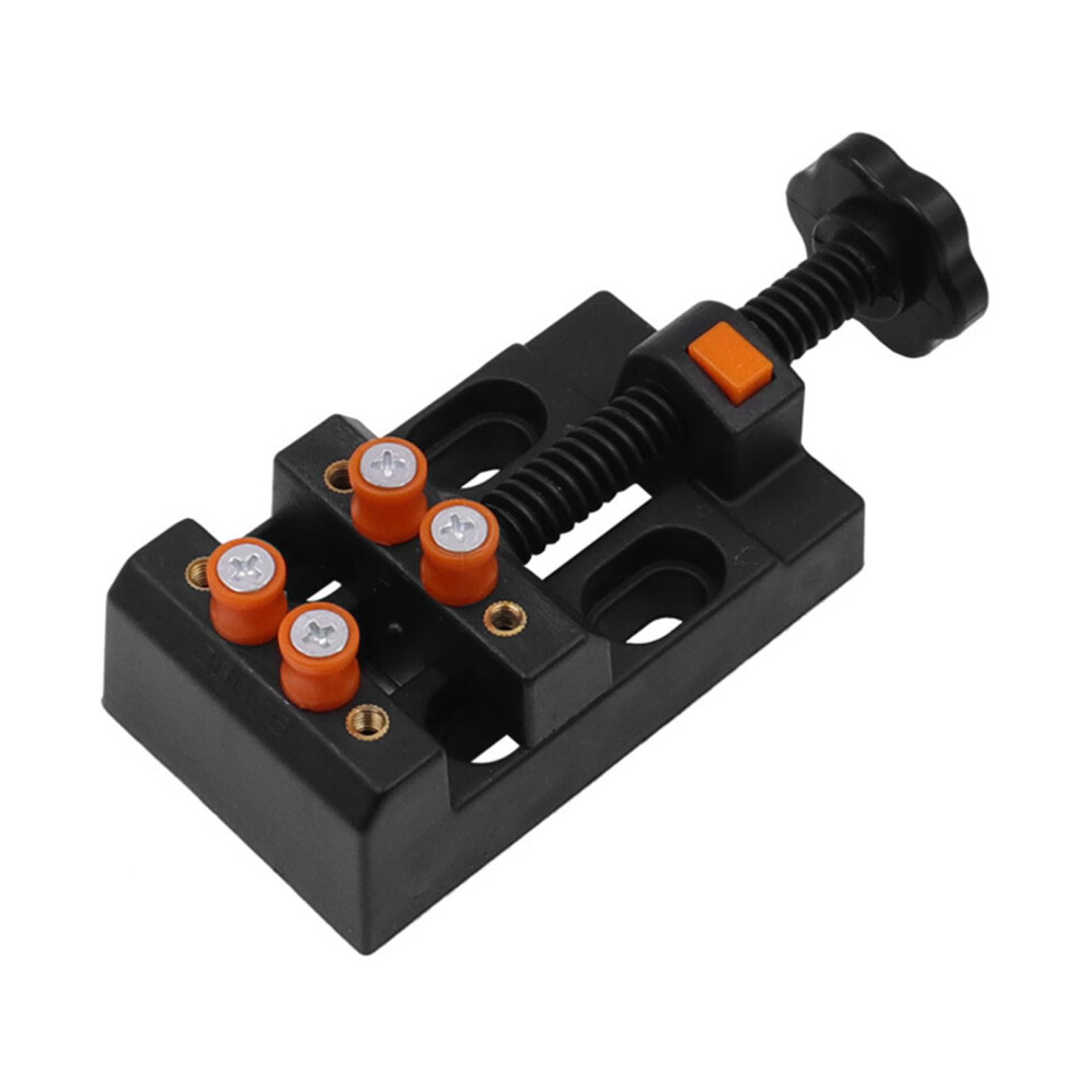 8 Hole Fixed Clamp Drilling Table Bench Vise Clip Adjustable Quickrelease Tool Multipurpose Woodworking Flat Pliers Black 9347817127959