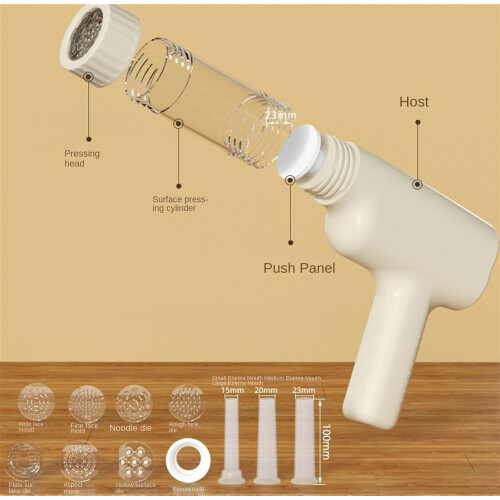 Electric Pasta Maker with Automatic Noodle Making, Compact Easy Clean Design for Homemade Spaghetti 2