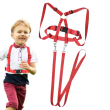 Horse Lead Rope for Kids Harness Leash for Children, Durable Riding Toy RolePlay Equipment in Red