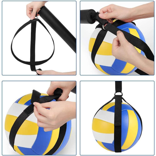 Volleyball training system that improves volleyball equipment training and enhances serving. 2
