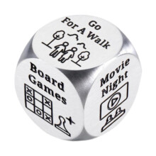 Decision Cube Valentines Gifts Cube Husband Wife Hom Your Couple Game Dating Decided for Honeymoon Travel Anniversary Wedding Style D