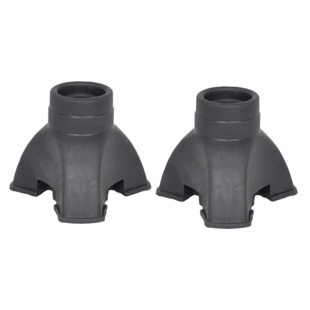 2Pcs Walking Cane Tips Durable Rubber Covers Non Slip Crutch Pads for Enhanced Grip Stability