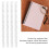 100PCS 16mm Silver Spiral Binding Coil, 140 Sheets, A4, 48 Loops 3