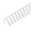 100PCS 16mm Silver Spiral Binding Coil, 140 Sheets, A4, 48 Loops 7