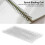 100PCS 16mm Silver Spiral Binding Coil, 140 Sheets, A4, 48 Loops 4