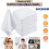 15x Mens White Cotton Handkerchiefs Large Soft 2