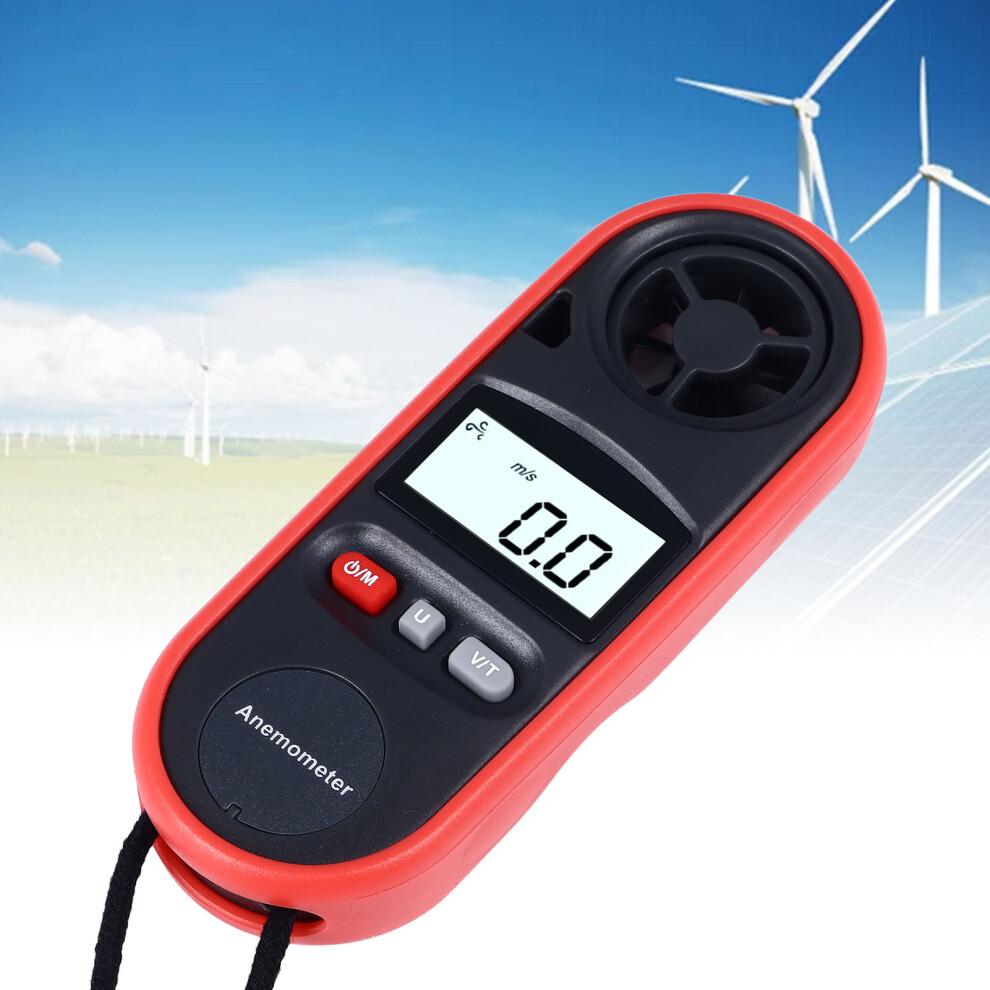 Handheld Digital Anemometer Wind Speed & Temp Meter Ip67 14Â113 8061368734664