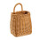 Imitation Rattan Baskets Versatile Storage Solution Decorative Wall Hanging Baskets With Handle For Kitchen Bathroom Storage Stylish Design Suitable A 1