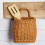 Imitation Rattan Baskets Versatile Storage Solution Decorative Wall Hanging Baskets With Handle For Kitchen Bathroom Storage Stylish Design Suitable A 5
