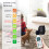 Portable Electric Heater, Quiet & Reliable PTC Ceramic Technology For Small Spaces, Includes Multiple Protection Systems 3