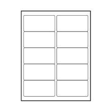 Verzendadreslabels, gemaakt in de VS, multifunctionele labels, 2" x 4" vellen, geschikt voor laser- en inkjetprinters, kantoorartikelen, 1000 stuks