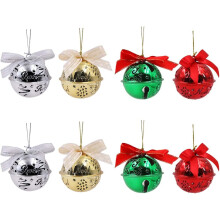 Ideal Christmas Decorations, Versatile Decoration with Clear Loud Sound, Metal Bell Hanging Ornaments for Gift Giving and DIY Decoration