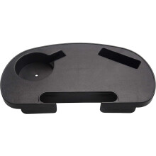 Table d'appoint latérale pour fauteuil inclinable avec trou de drainage et revêtement antifriction, accessoire portable idéal pour le camping, les
