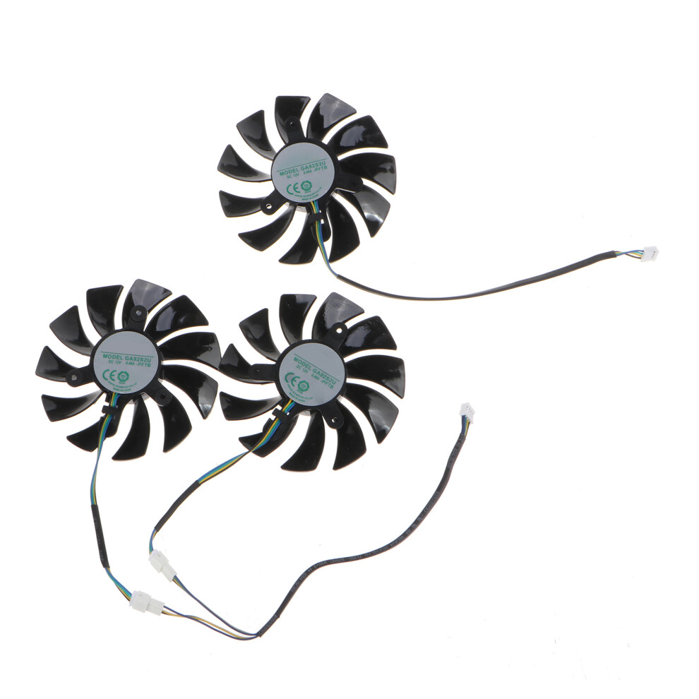 3Pcs 87Mm Ga92s2u Vga Fan For Zotac Rtx3090 3080 3070 3060Ti 7732000504563