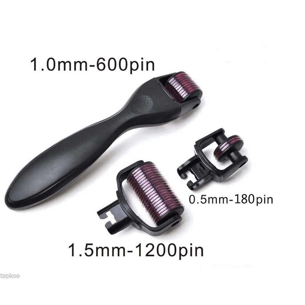 Derma Roller With High-Quality Titanium Needles, Facilitates Exfoliation And Quick Absorption Of Skincare Products, Compact And Portable For Easy