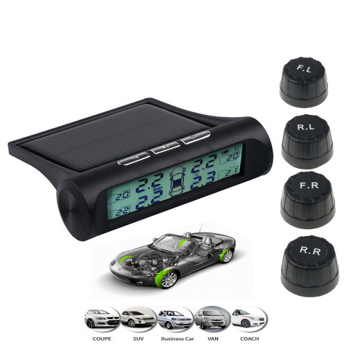 Σύστημα παρακολούθησης πίεσης ελαστικών TPMS, Σετ 4 ηλιακών αισθητήρων αδιάβροχων 2