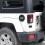 Κάλυμμα πόρτας πλήρωσης καυσίμου για Jeep Wrangler Jk 2007-2018, Μεταλλικό καπάκι βενζίνης 4