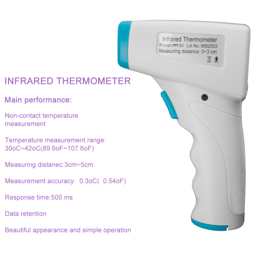 Smart beröringsfri termometer med högprecisionssensor, ergonomisk design för snabba temperaturkontroller 2