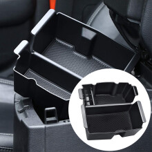 Hochwertige High-Tech-Schaltablage für Jeep Wrangler JL/JLU (2018-2020) und Gladiator JT Truck (2020), 4-fache Kapazität, Riffelblech-Organizer
