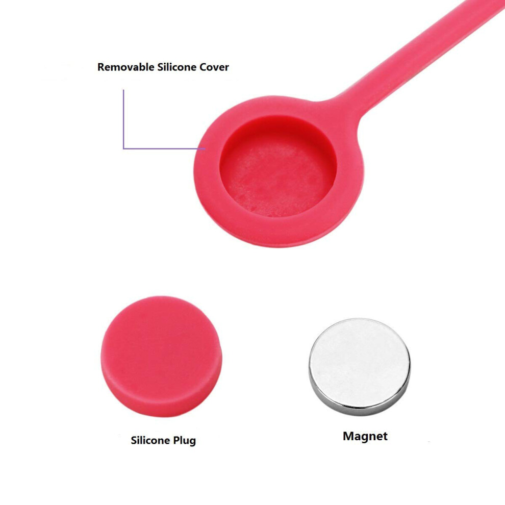 Cable Wrangler, Magnetic Clips For Cables, Reusable Silicone Cable Ties, Keep Cords Tangle-Free, Perfect For Earphone Line And Charging Pens, 8 Pcs 9128293526906