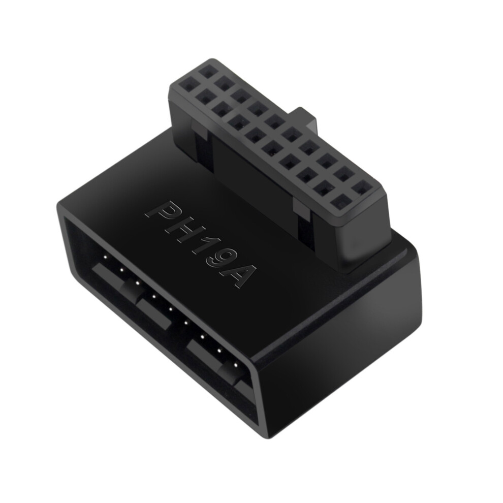 Computer Motherboard Header Adapter Usb 3.0 19P/20P 90 Degree-A 7732000502378