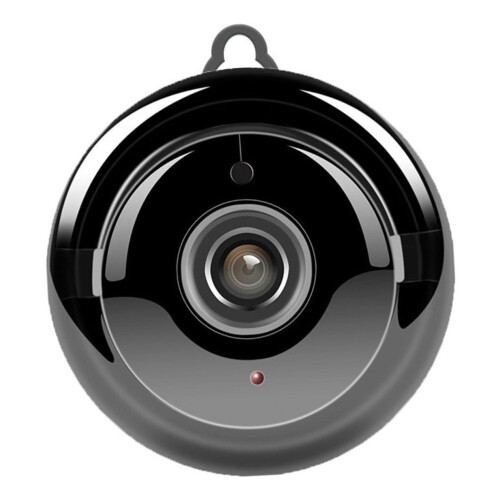 Indoor Security Camera with CMOS Sensor, Audio, Remote Viewing, Compact Design for Home, Pets, and Care