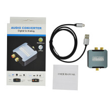 192KHz 24bit Digitaal naar Analoog Audio Converter DAC SPDIF