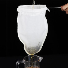 Leichter, leicht zu reinigender Baumwoll-Teefilter zum Abseihen von Tee, Kräutern und Gewürzen
