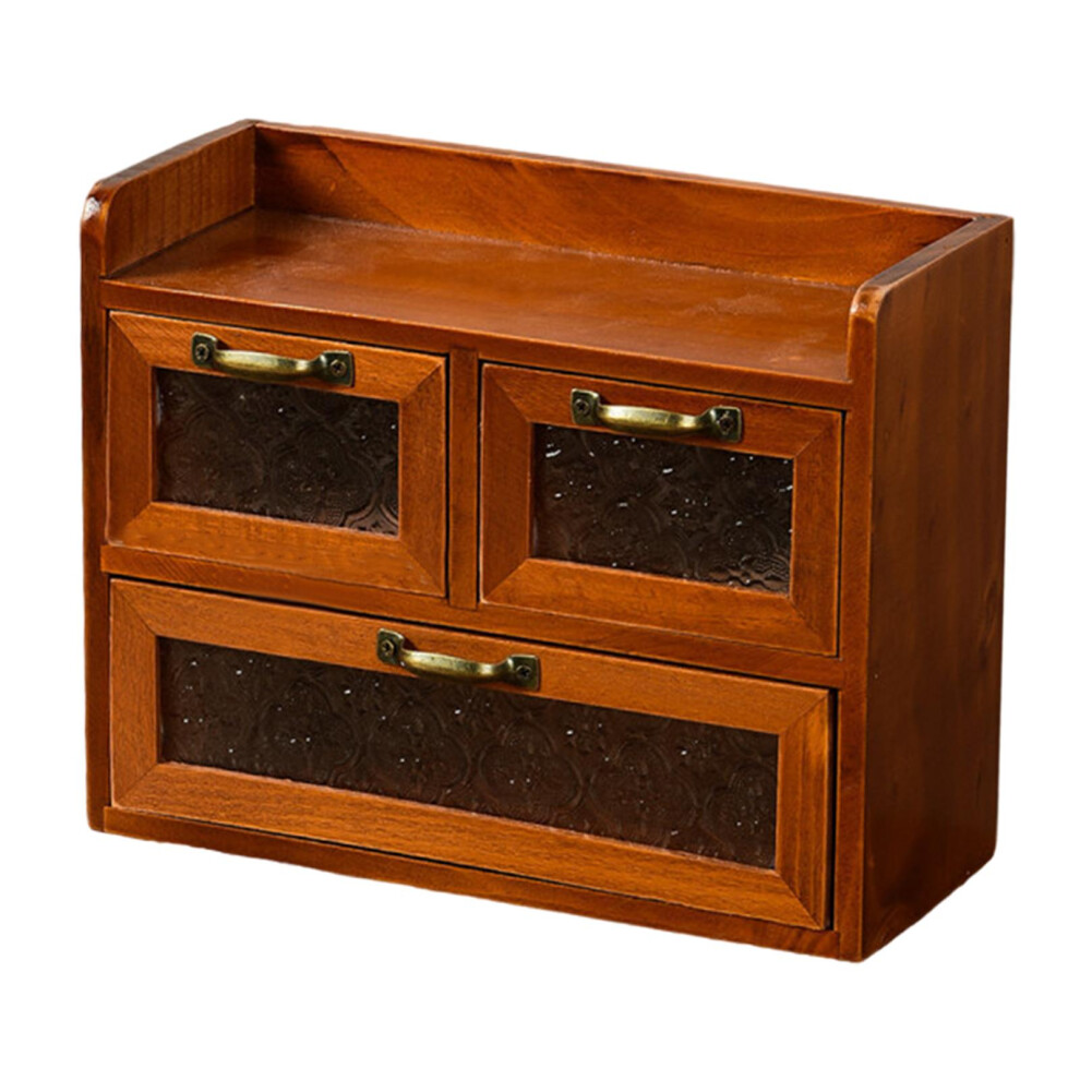 (Style B) Modern Jewelry And Cosmetic Display Cases Makeup Organizer With Brush