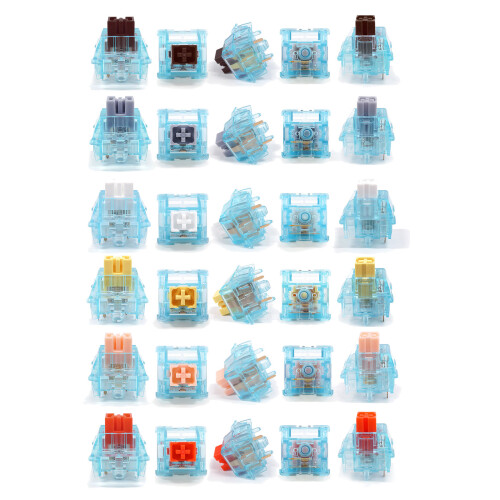 10 pièces/ensemble claviers mécaniques Glacier jeu de-4 2