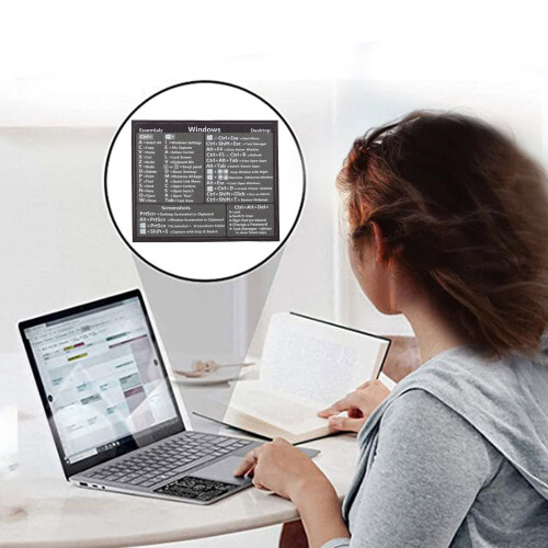 Autocollant d'ordinateur pour clavier raccourci-mot Excel 2