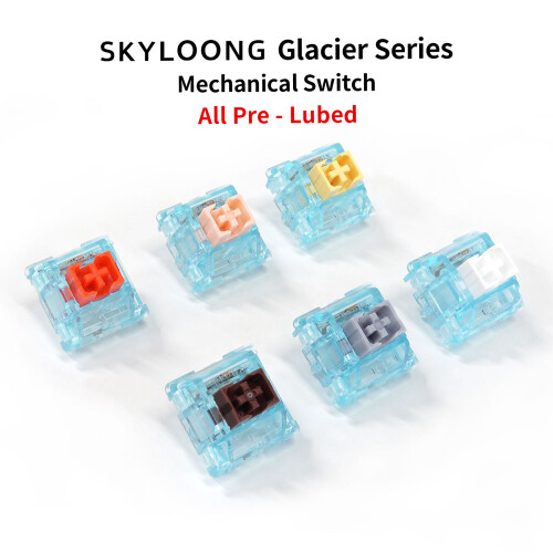 10 pièces/ensemble claviers mécaniques Glacier jeu de-4 1